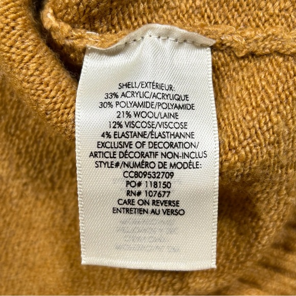 Alice + Olivia Gleeson Metal Ball Wool Blend Sweater‎ Womens Large - Picture 6 of 9